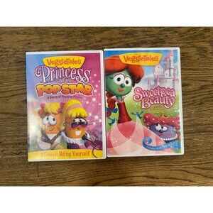 VeggieTales DVD Set: Princess & The Popstar + Sweetpea Beauty Kid's TV Show